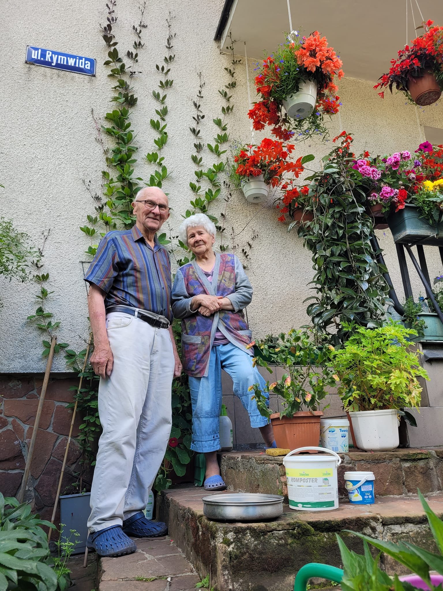 Wiszący ogród przy Rymwida i Grażyny