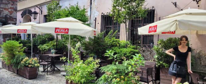 Oaza zieleni za Bramą Krakowską przy restauracji Stół i Wół