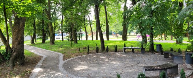 Park osiedlowy Sławin na Zbożowej