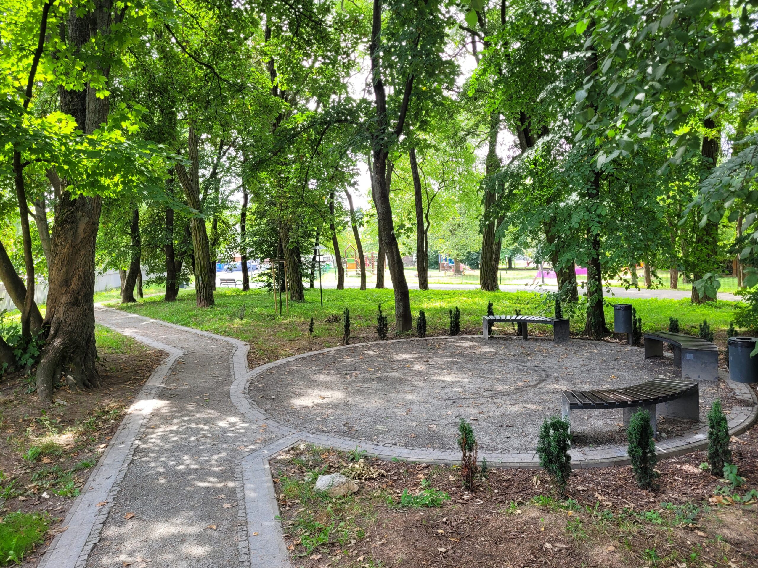 Park osiedlowy Sławin na Zbożowej