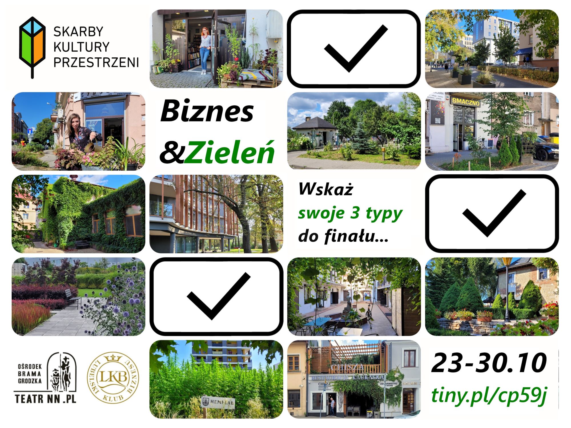 Poglądowy scenariusz nominacji (do finału plebiscytu "Biznes i zieleń" 2023)