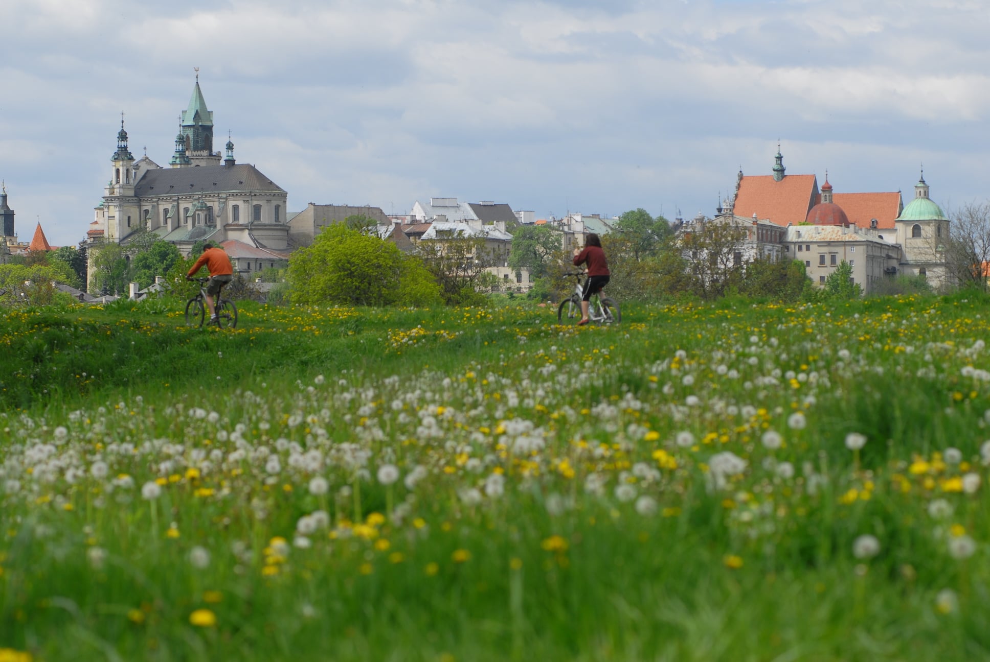 Widok z Bronowic na Stare Miasto