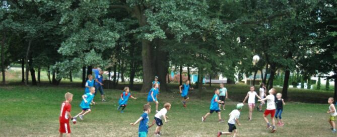 Przestrzeń wspólna pod dębem przy Bursztynowej