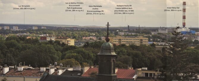 Widok z Collegium Jana Pawła II