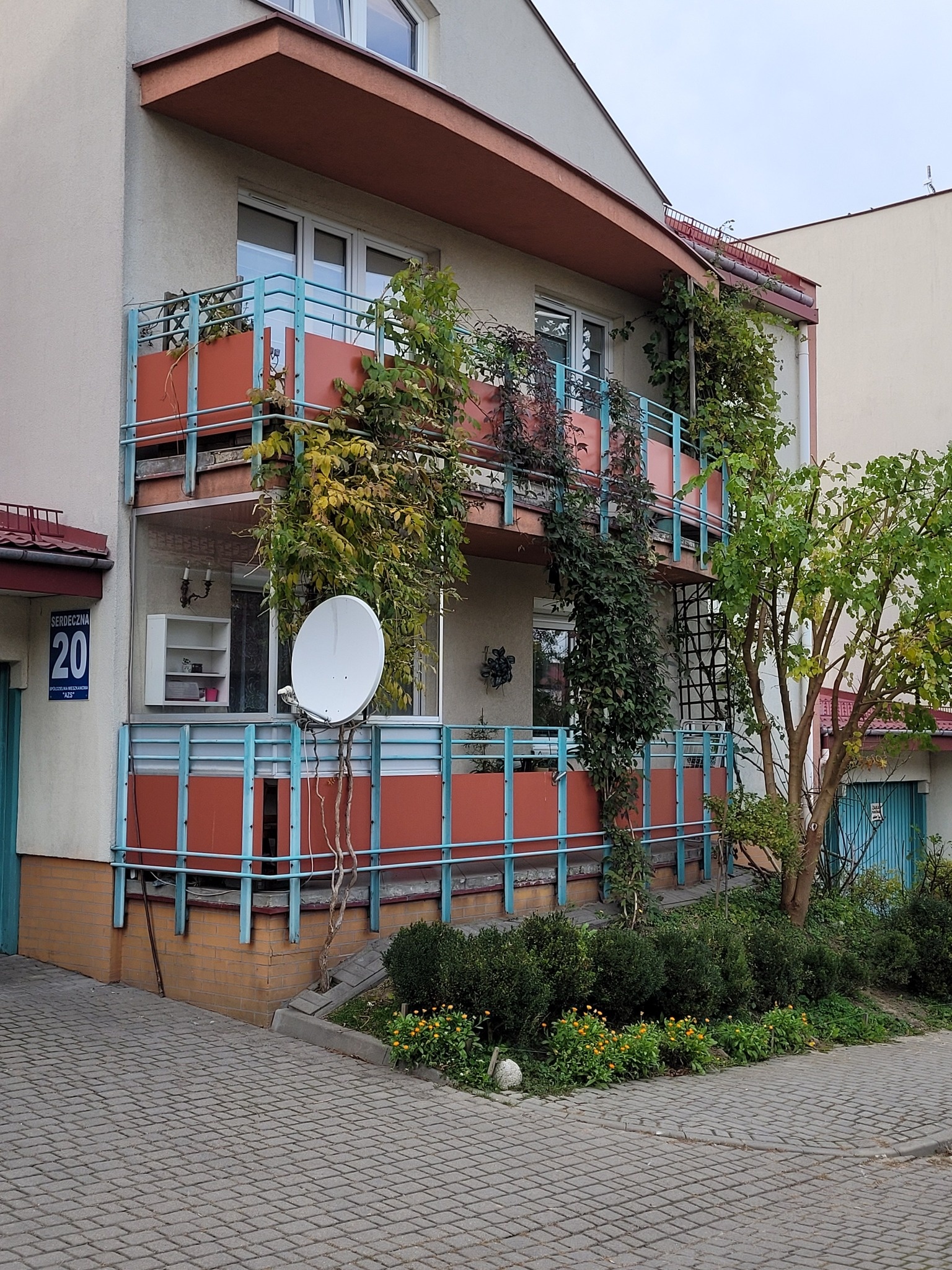 Balkon i taras na Serdecznej