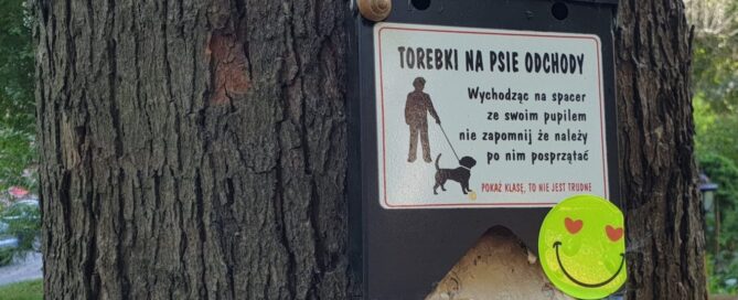 Zachęta do sprzątania po psie na Grażyny