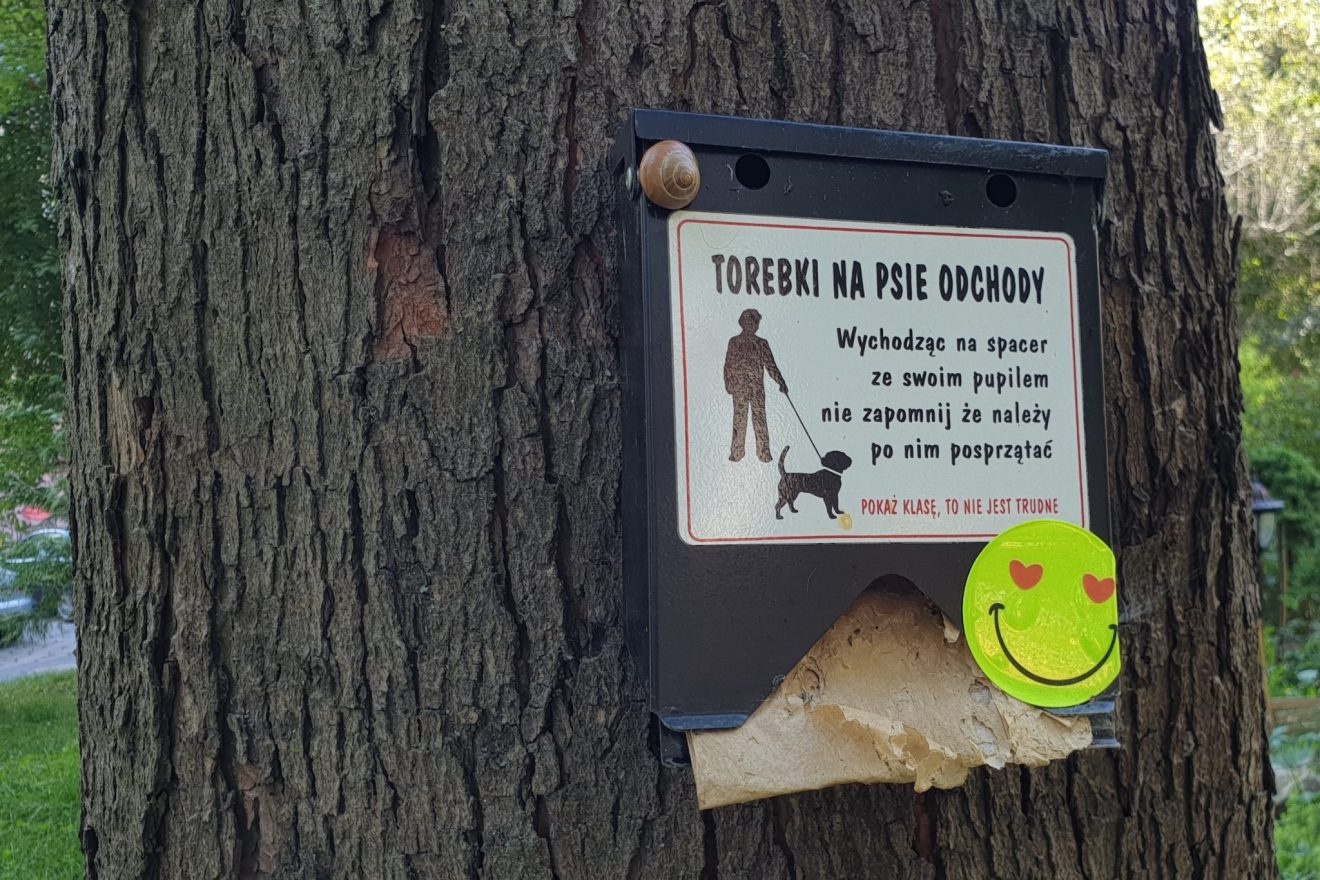 Zachęta do sprzątania po psie na Grażyny