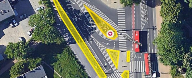 Mapa z zaznaczonym miejscem.