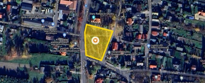 Mapa z zaznaczonym miejscem.