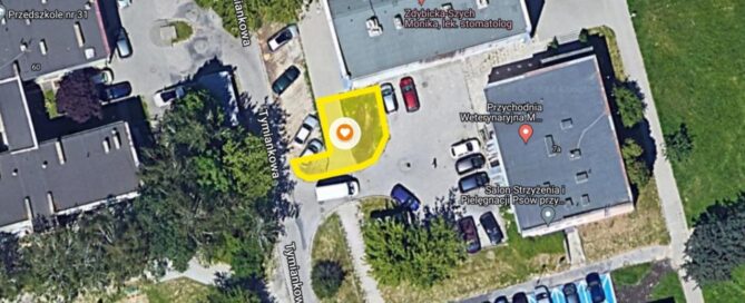 Mapa z zaznaczonym miejscem.