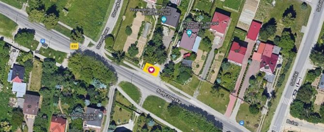 Mapa z zaznaczonym miejscem.