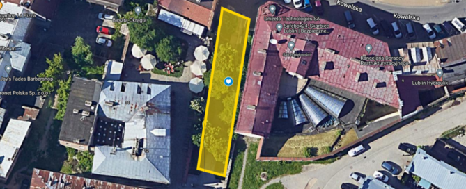 Mapa z zaznaczonym miejscem.